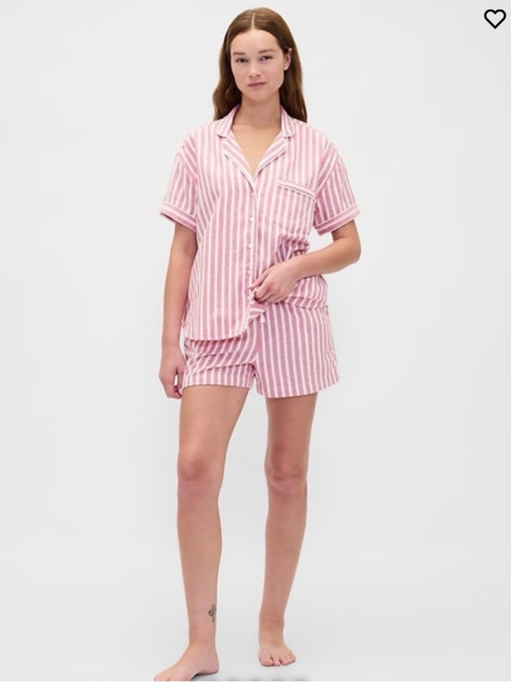 Gap Adult Softest Flannel PJ Top and Shorts Set NWT Size XL